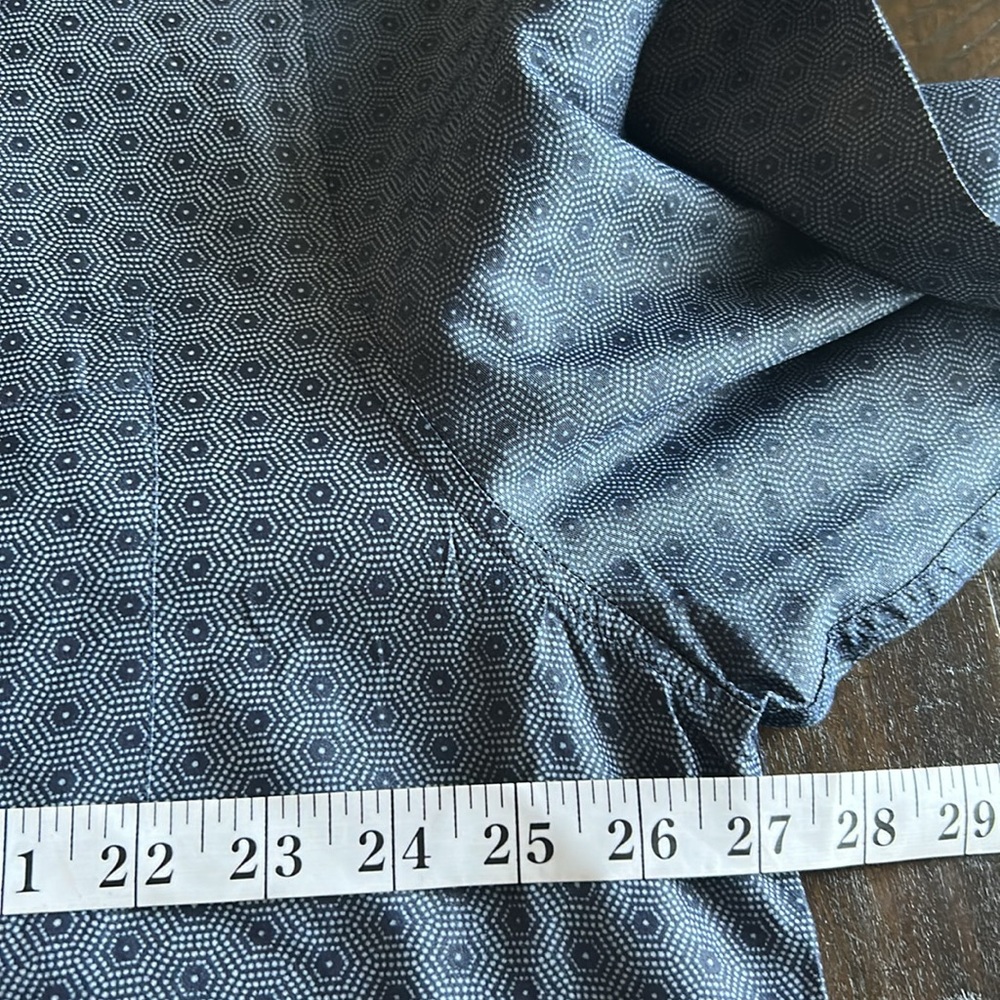 Tommy Bahama Men's Blue Patterned Shirt - Picture 9 of 13